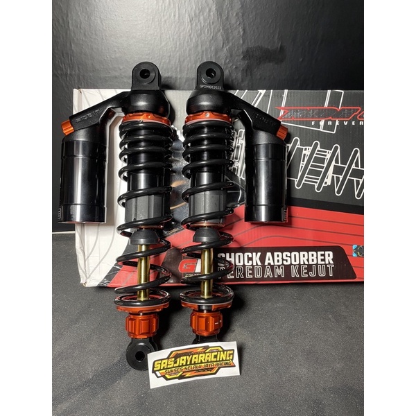 shock belakang gp ride it 280 320 340 299new black orange double click