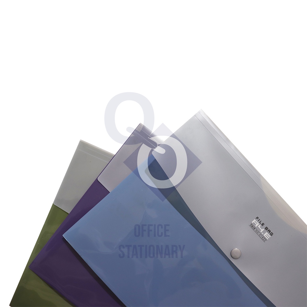 

Map Kancing Plastik / File Bag A4 Murah
