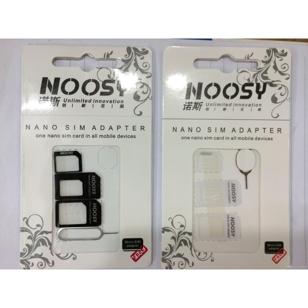 nano sim adapter noosy / sambungan simcard kartu