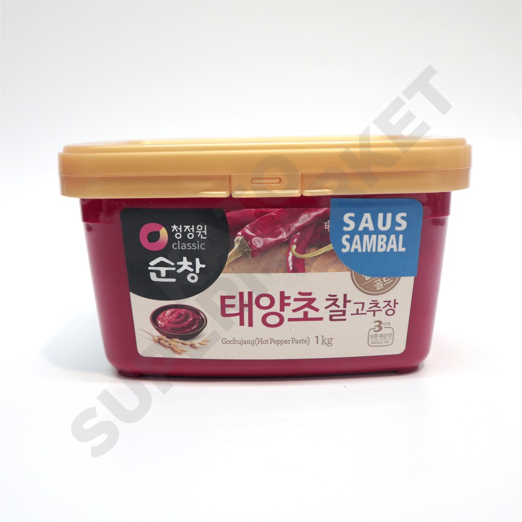 

Sunjang Gochujang 1kg Hot Pepper Paste Saus Sambal Gochujang