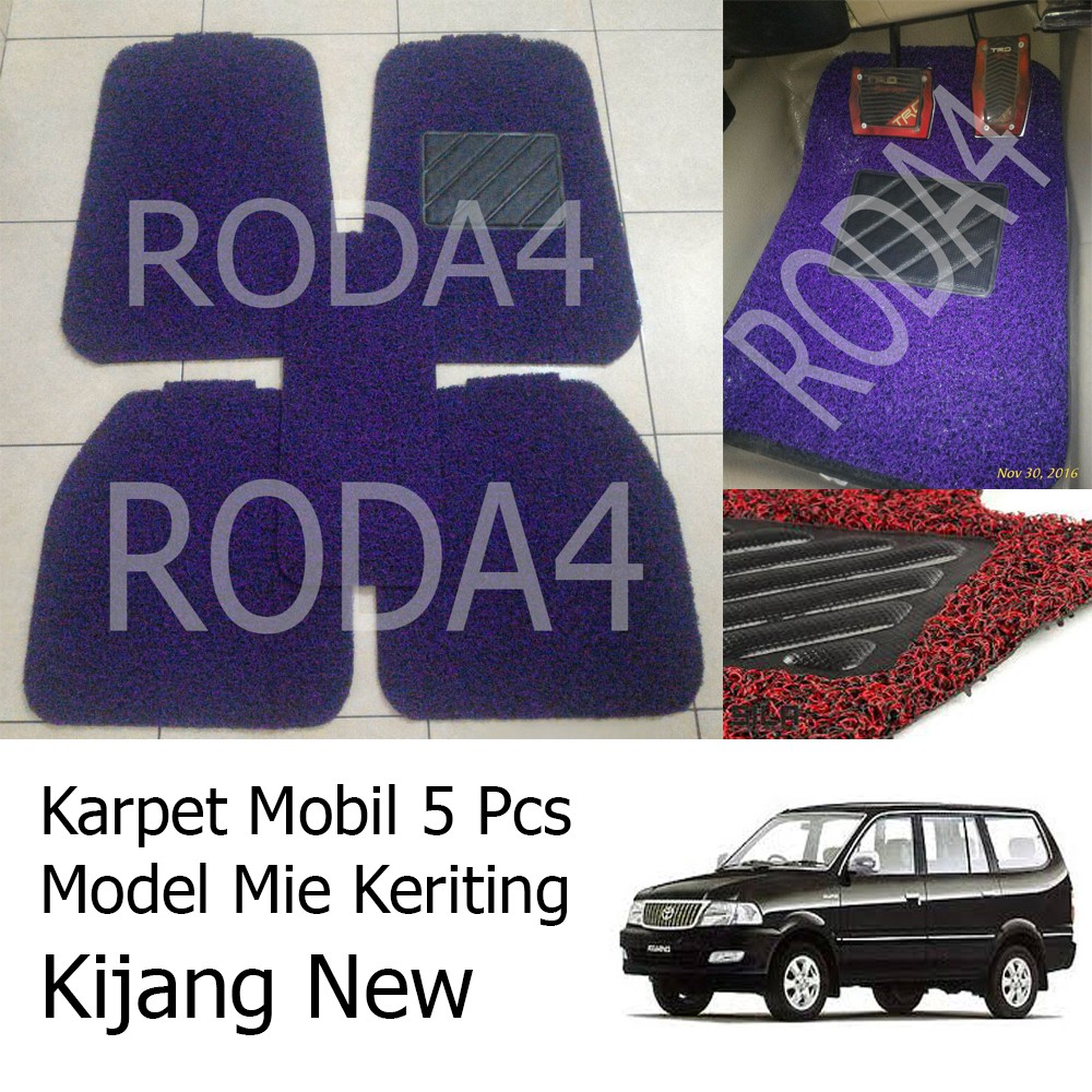 Karpet Mobil / Car Carpet / Floor Mats Universal Model Mie Keriting Kijang New