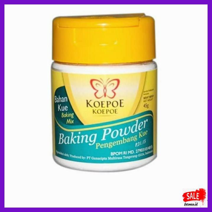 

DERPOWBAKING- BAKING POWDER PENGEMBANG KUE 45 GR KOEPOE KOEPOE -ASLIII.