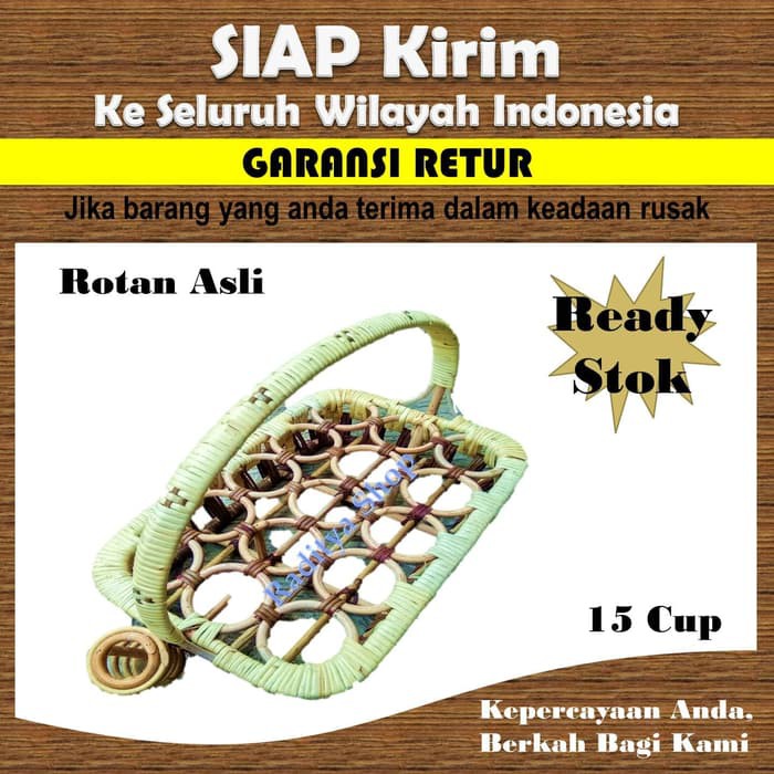 TERMURAH / Keranjang Aqua Rotan Asli - Keranjang Akua Bahan Rotan - Tempat Aqua