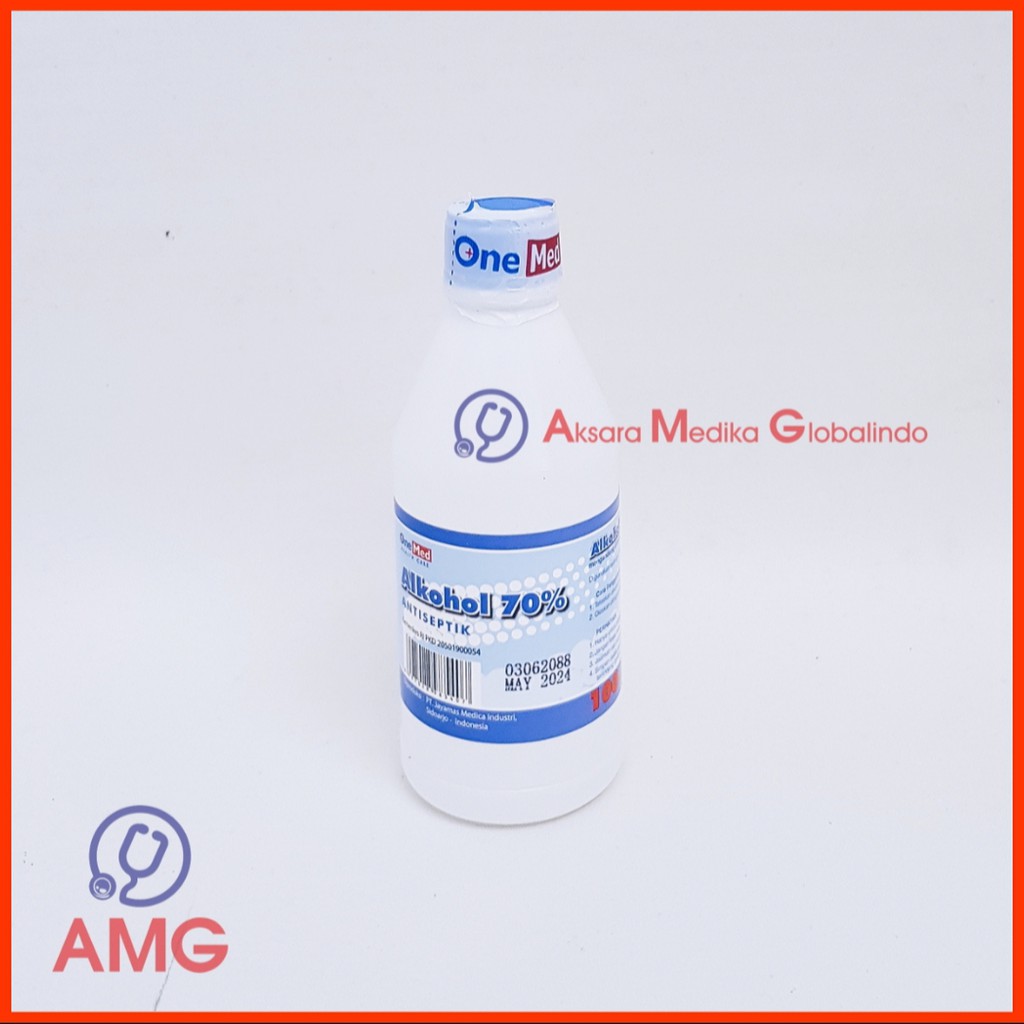 ALKOHOL 70% 100ML ONEMED ALKOHOL 70% ONEMED / ALKOHOL 95% ONEMED / ALKOHOL 100ML / ALKOHOL PEMBERSIH LUKA / ALKOHOL ONEMED / ALKOHOL ANTISEPTIK #AMG