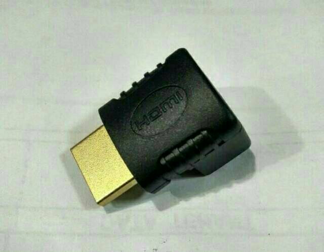 [COD] SAMBUNGAN KONEKTOR / GENDER / ADAPTER / HDTV MALE TO FEMALE BENTUK L KE TV POLYTRON