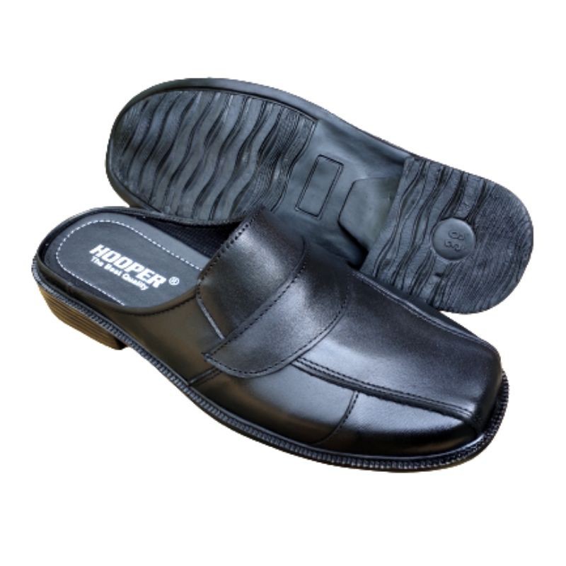 PROMO COD SANDAL HOOPER SANDAL SEPATU SLOP PRIA KULIT ASLI SEPATU SANDAL FORMAL COWOK