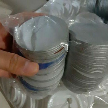 kaleng almunium Gress pin ganci gantungan kunci bahan