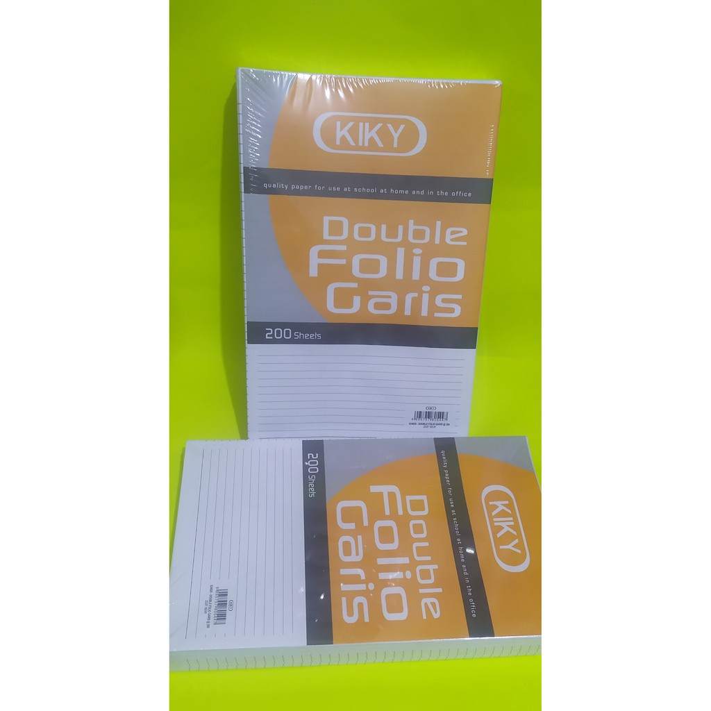 

DOUBLE FOLIO GARIS ISI 200 LEMBAR MURAH