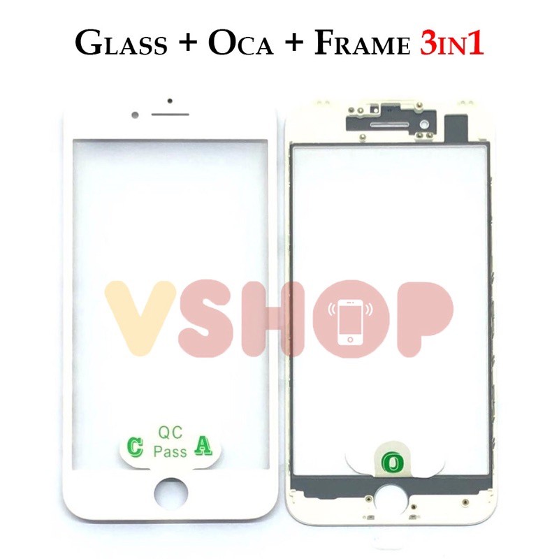 GLASS LCD - KACA TOUCHSCREEN - OCA - FRAME 3IN1 7 7G