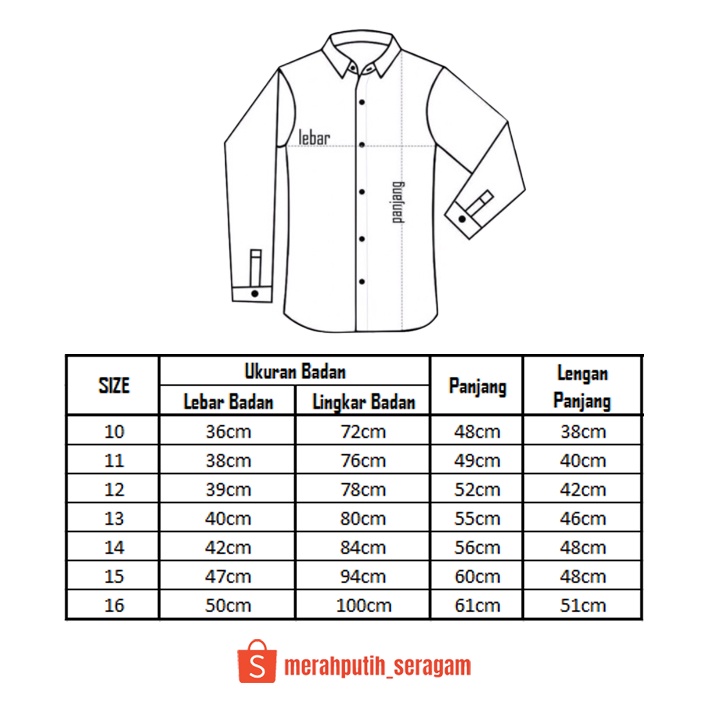 Seragam Sekolah Baju Putih SD Panjang Pendek Bahan Sanwos