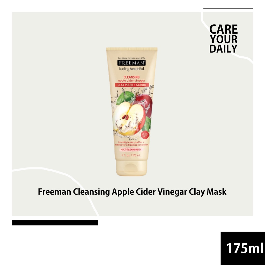 Jual Freeman Cleansing Apple Cider Vinegar Clay Mask 175 ml Shopee