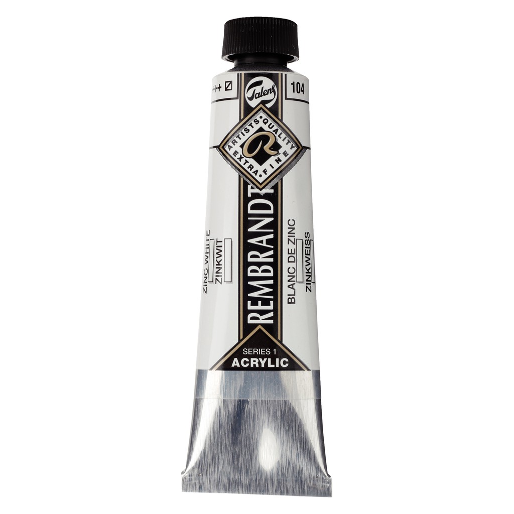 

Rembrandt Acrylic Colour Tube 40ml White Series