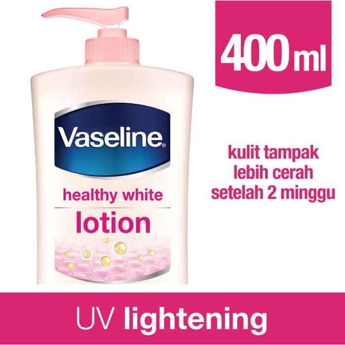 VASELINE LOTION HEALTHY WHITE UV LIGHTENING 400ML