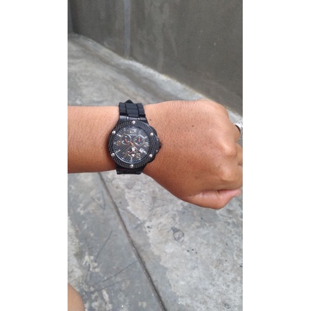 jam marc ecko chronograph second bekas orginal