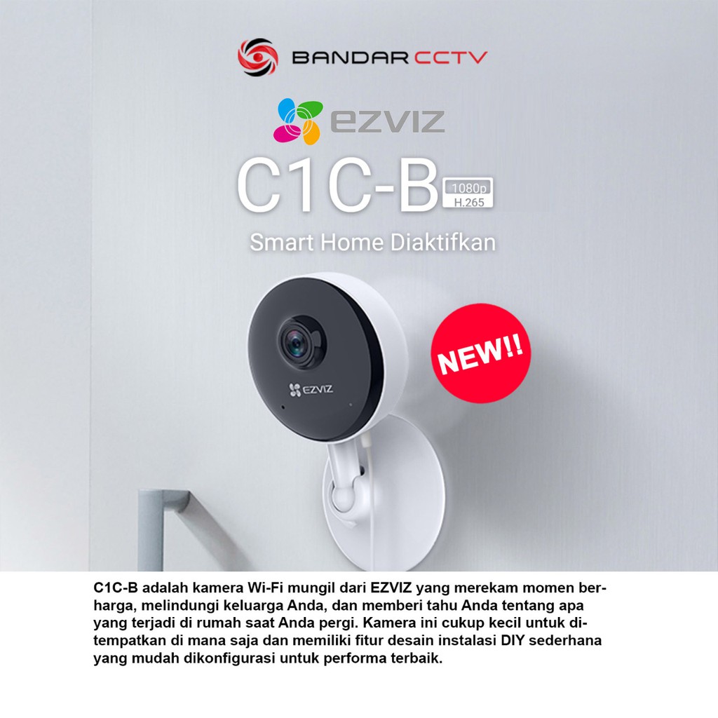 Ezviz C1C B 1080P H.265 Wireless Smart IP WiFi Camera