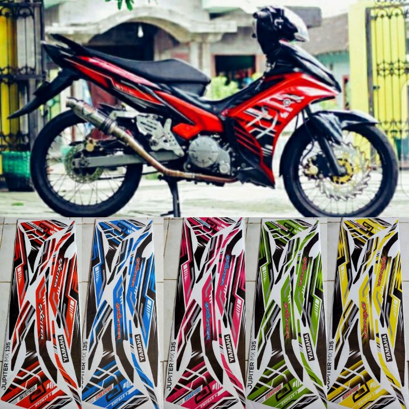 Striping variasi Yamaha Jupiter mx 135 exciter - striping njmx exciter - Striping variasi exciter 13