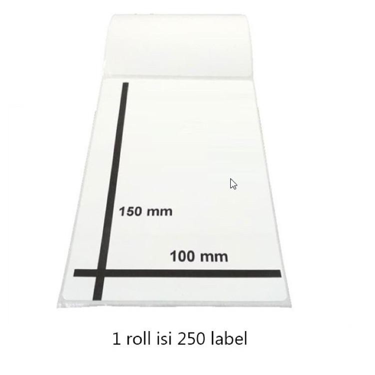 

GROSIR LABEL BARCODE 100 X 150 mm KERTAS STICKER DIRECT THERMAL 100x150