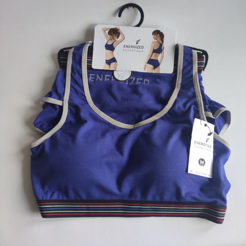 Energized colorful pierre cardin sport bra set