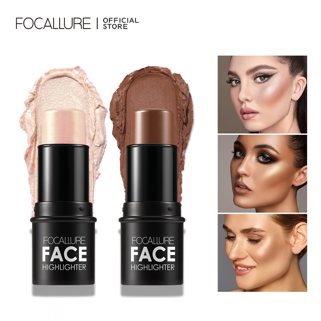 FOCALLURE Highlighter &amp; Coutour Stick Sweatproof Highlighting FA01