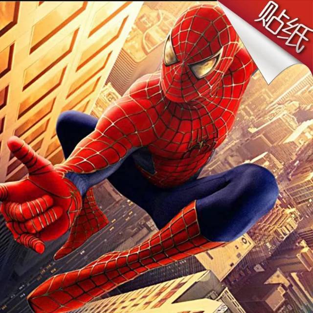 

label nama waterproof SPIDERMAN