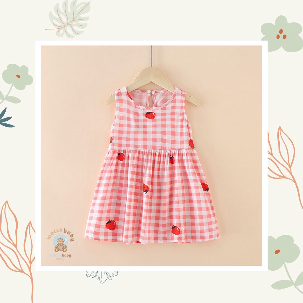 MBSS - DRESS ROSIE KATUN dress anak IMPOR/dress anak perempuan/PRINTED DRESS/dress 100% KATUN PREMIUM QUALITY - DS5