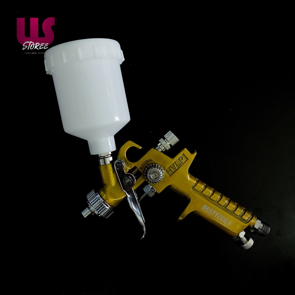 Spray Gun Mini Nozzle 1.0 HVLP ori Besttools Spraygun Nozzle Airbrush Alat Spray Murah Berkualitas