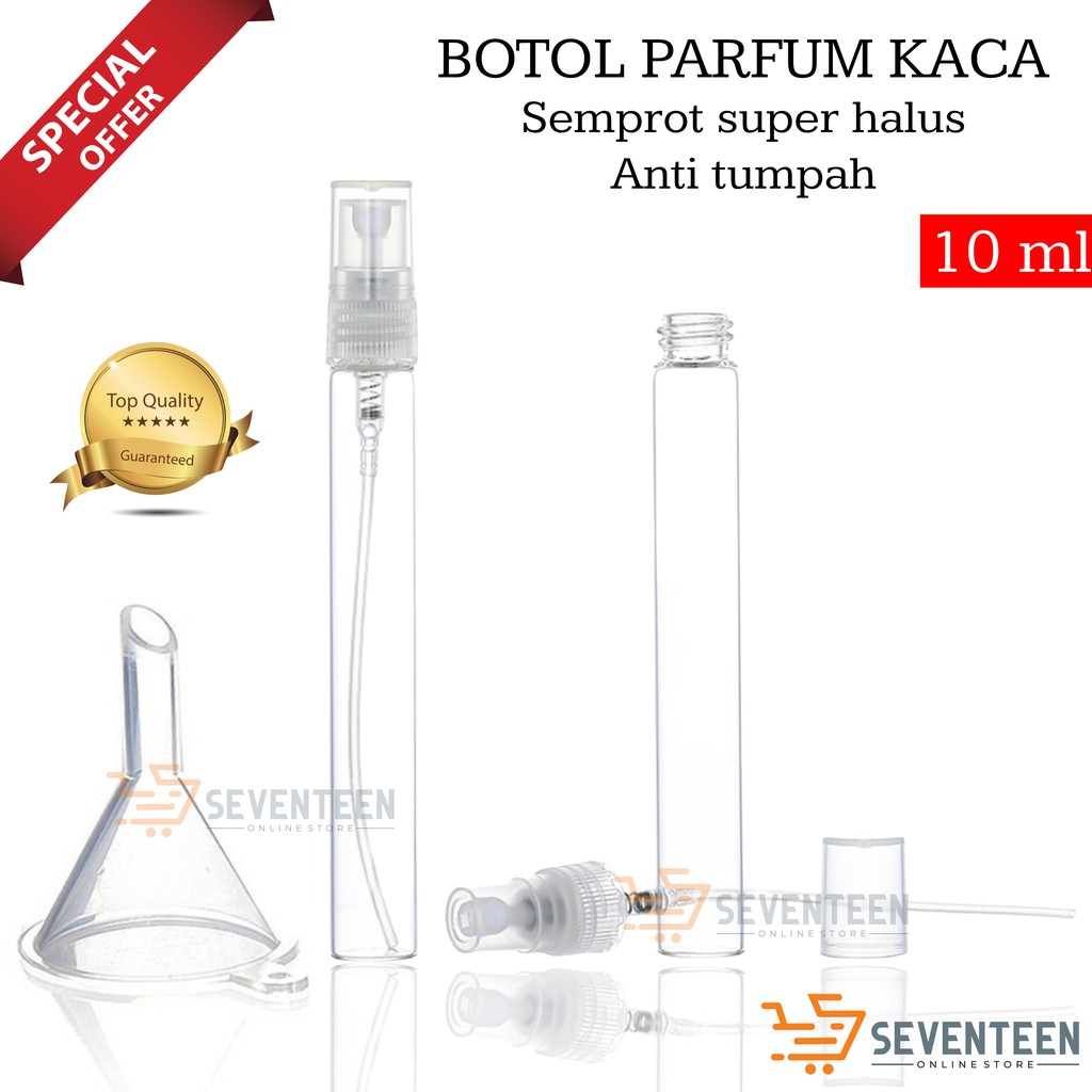 BOTOL PARFUM REFILL 10ML ISI ULANG BOTOL MINI TRAVEL REFILL PERFUME ATOMIZER DECANT SHARE IN JAR