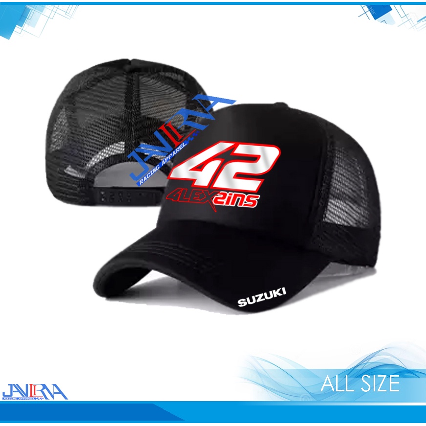 Topi Jaring Trucker Alex Rins Suzuki 42 Motop
