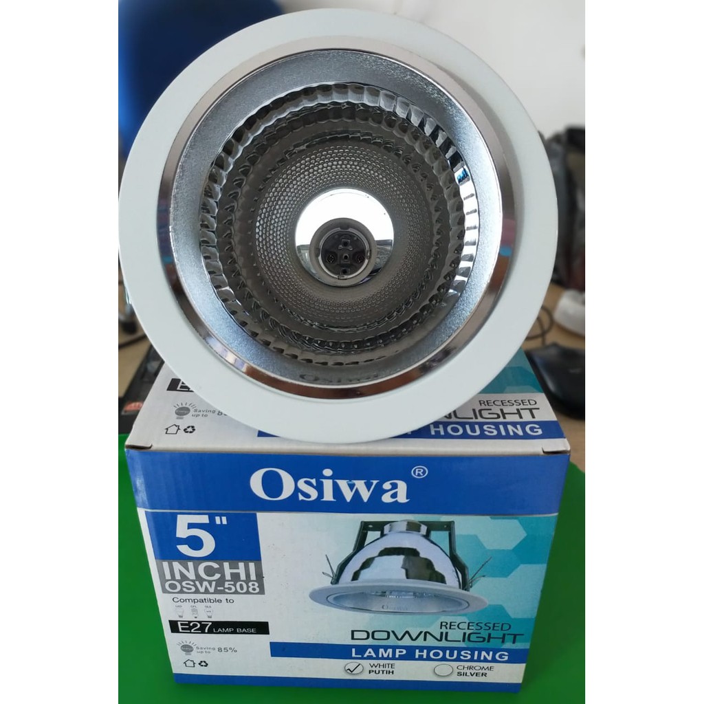 Downlight Outbow E27 Bulat 5 Inch OSIWA 508 PUTIH