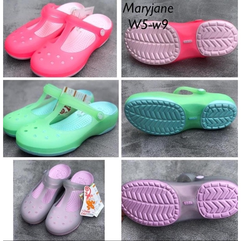 TERMURAH Sendal Crocs Maryjane Women / Wanita / Sandal Slip On Wanita / sendal suster / Perawat