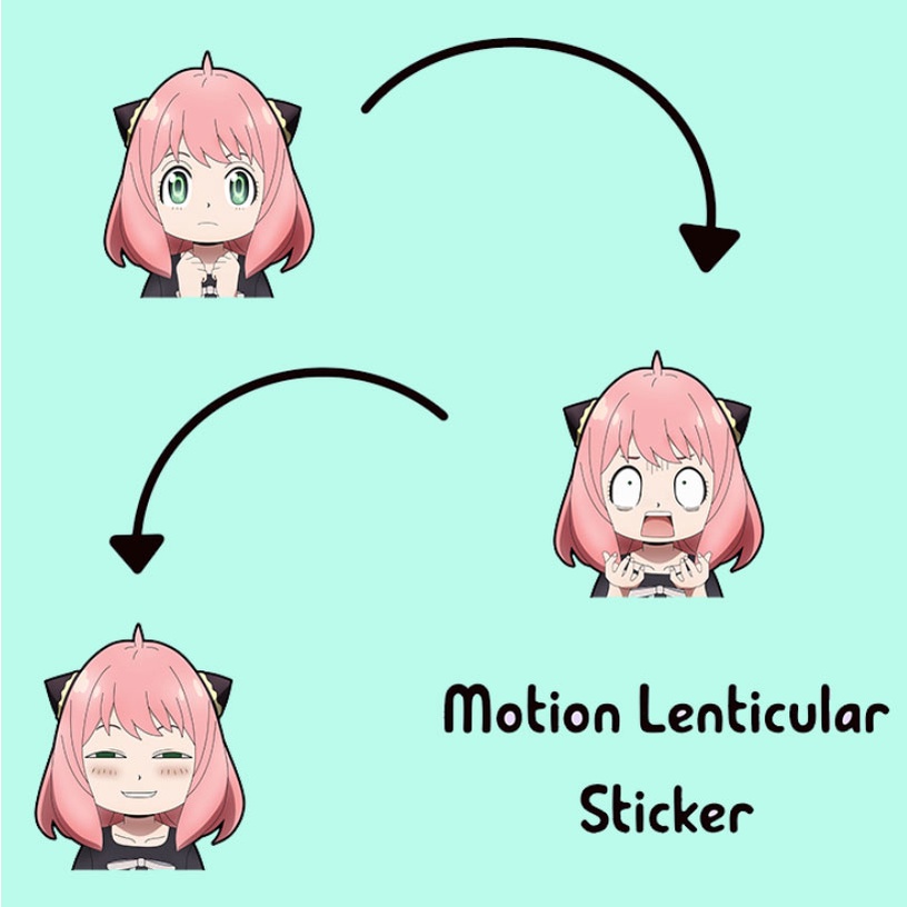 [READY] SPY x FAMILY - Anya Forger - Sticker 3D Motion Lenticular