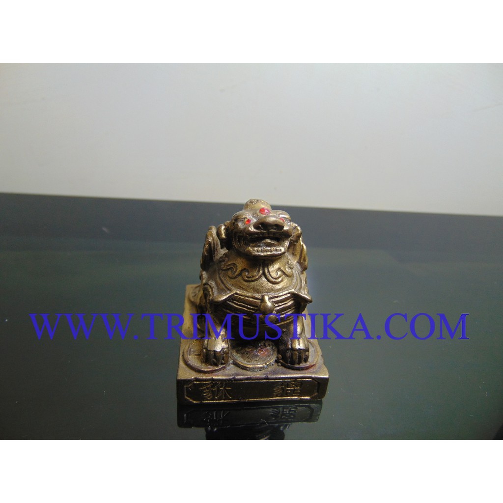 Patung Pie Xiu / Pi Yao Ukuran Mini kuningan