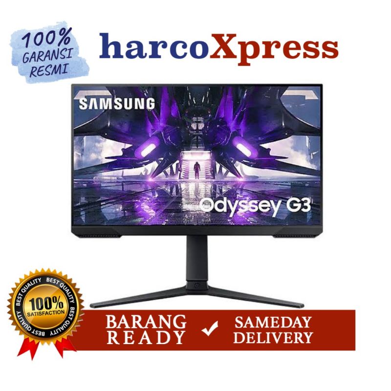 Monitor Samsung Odyssey G3 S24A3G20 gaming gsync 165hz ergo hdmi dp | LS24AG320 LS24AG320NE 24Ag320