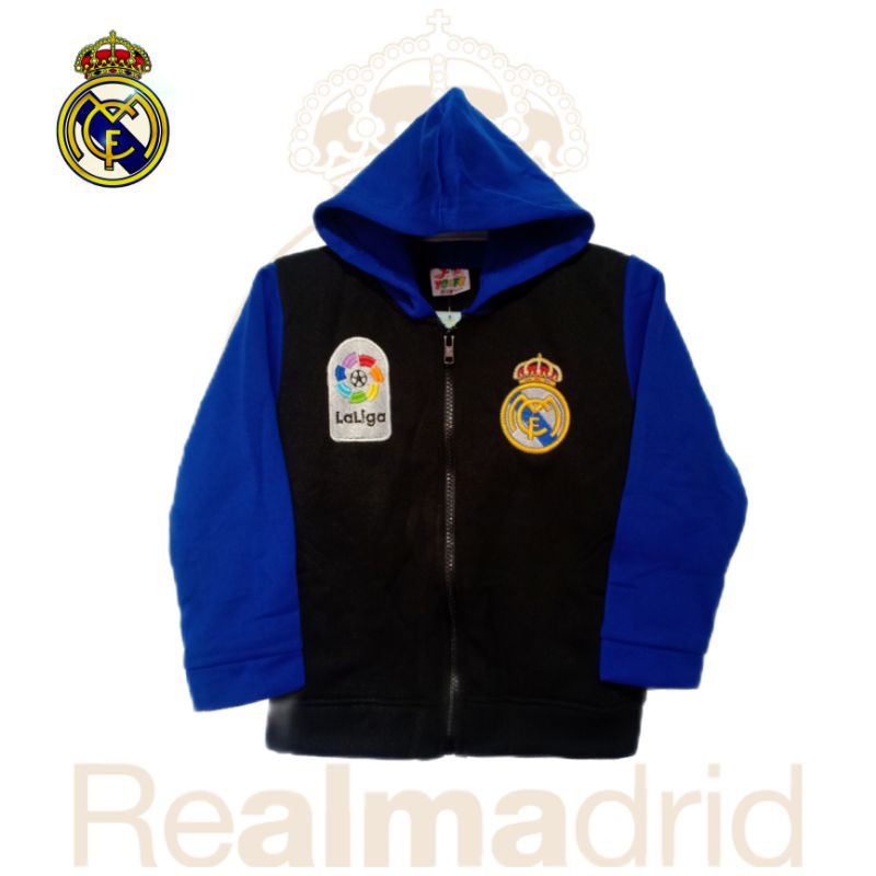 jaket anak cowok real madrid/jaket anak laki club bola