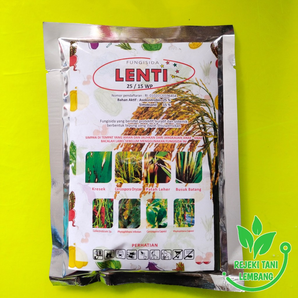 FUNGISIDA LENTI 25/15 WP (50 gram) obat pembasmi jamur tanaman