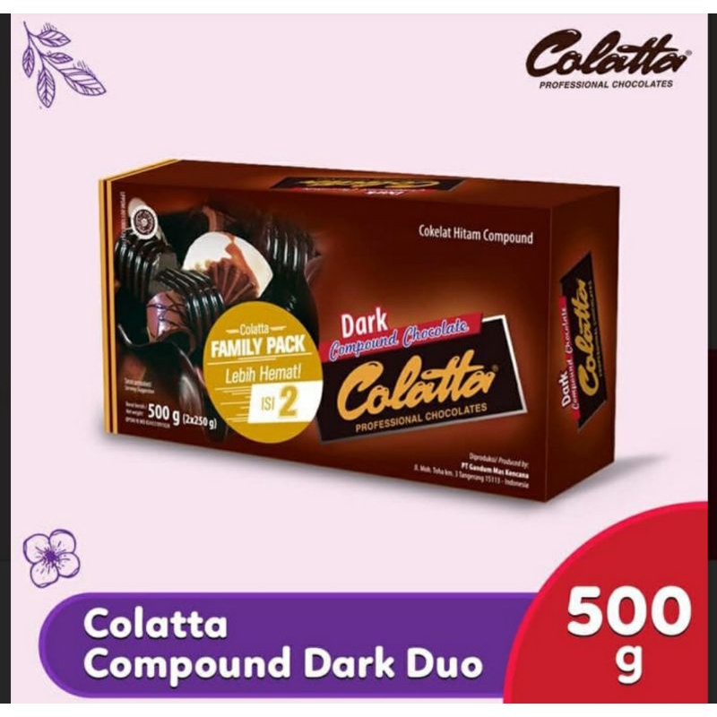 

Colata Dark Compound Chocolate (2 x 250gr)