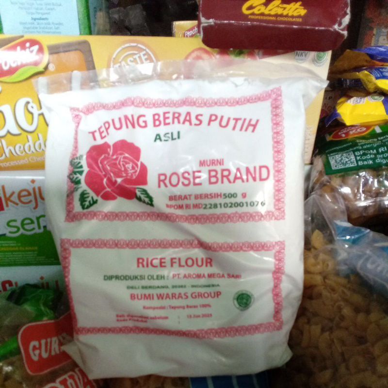 

Tepung Beras Putih Rose Brand 500gram