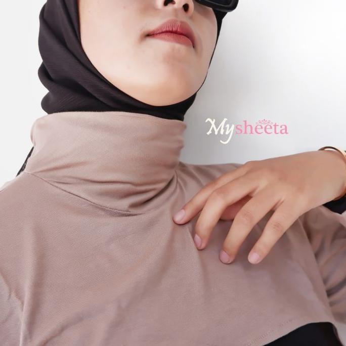 MANSET CROP JUMBO – manset crop sambung bahan spandek premium / dalaman hijab / inner baju