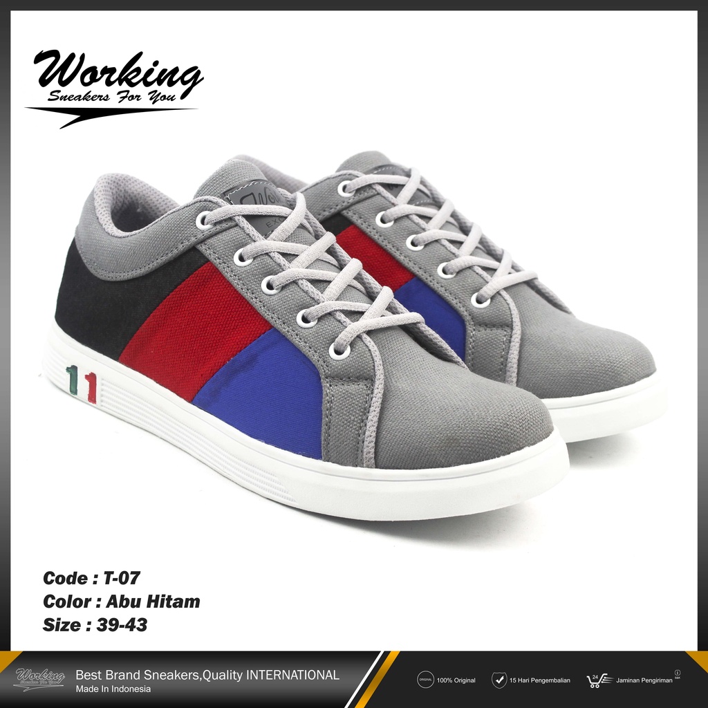 Working Sneakers For You Sepatu Kets T-07