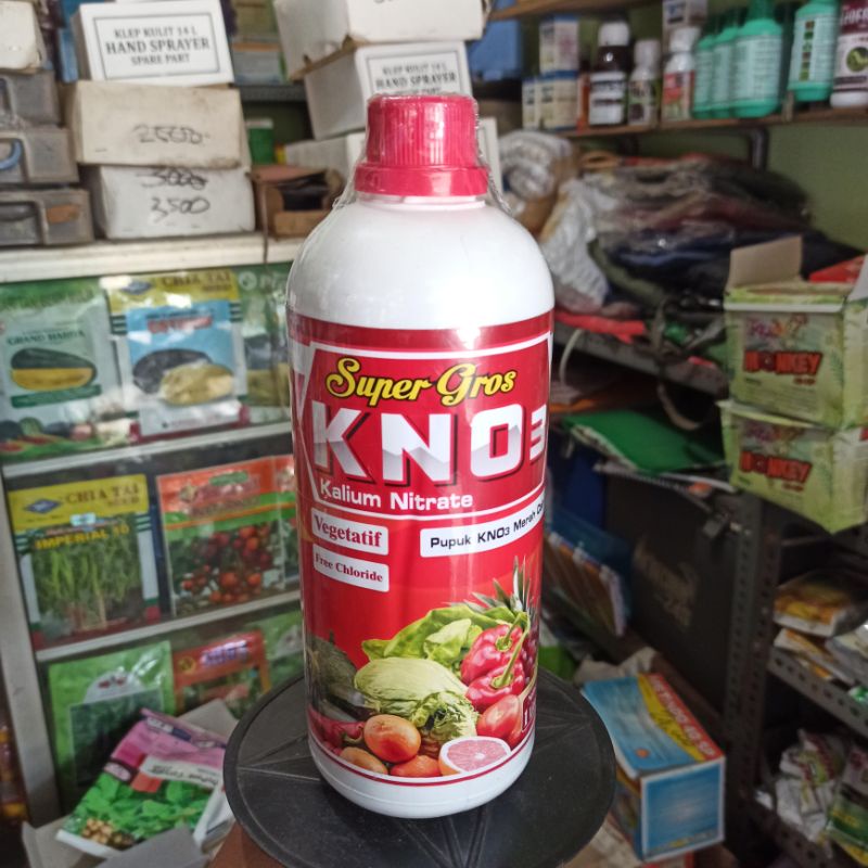 PUPUK KNO3 MERAH CAIR SUPER GROS 1 LITER FASE VEGETATIF