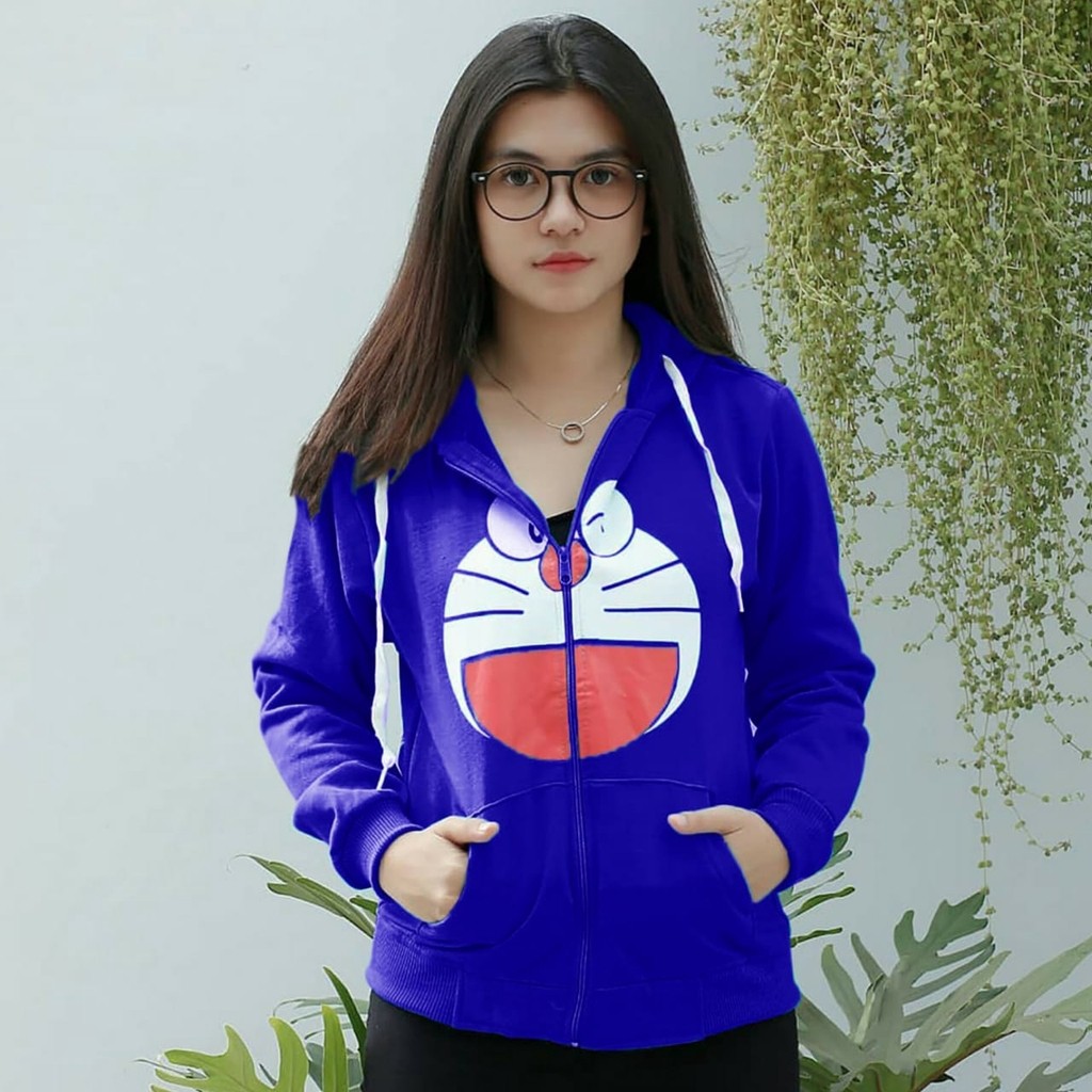 Doraemon Hoodie Tex Jaket l Hodie Jacket Terlaris