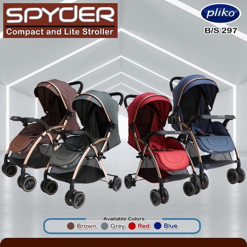 Pliko Stroller Spyder B/S297 - Kereta Dorong Bayi