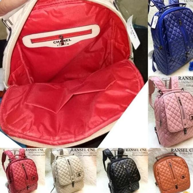 Kualitas Terbaik "New" RANSEL CHANEL(TAS BAG,TAS FASHIN WANITA,TAS IMPORT,TAS RANSEL BARANG BAGUS