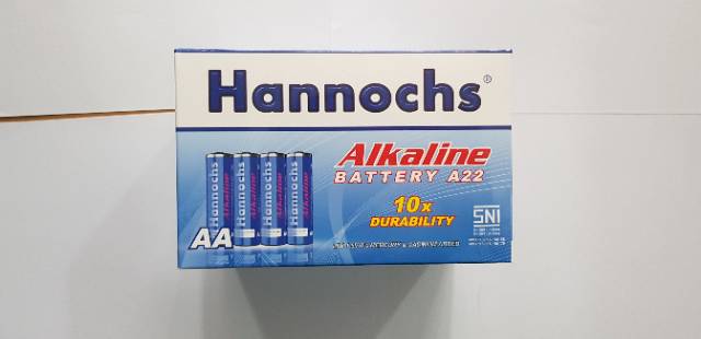 Battery / Baterai Hannochs Alkaline AA isi 2 pcs