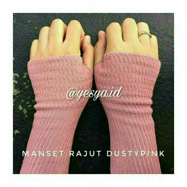 HANDSOCK RAJUT JEMPOL | 2in1 TWO IN ONE MANSET TANGAN