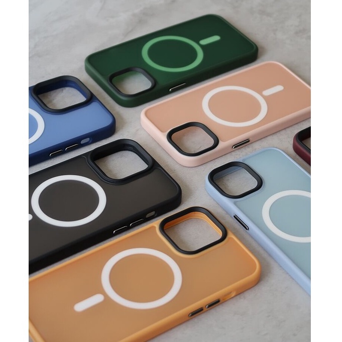 Case Magnetik Bahan Aluminum Untuk iPhone 11 Pro Max / 12 Pro Max / 13 Pro Max