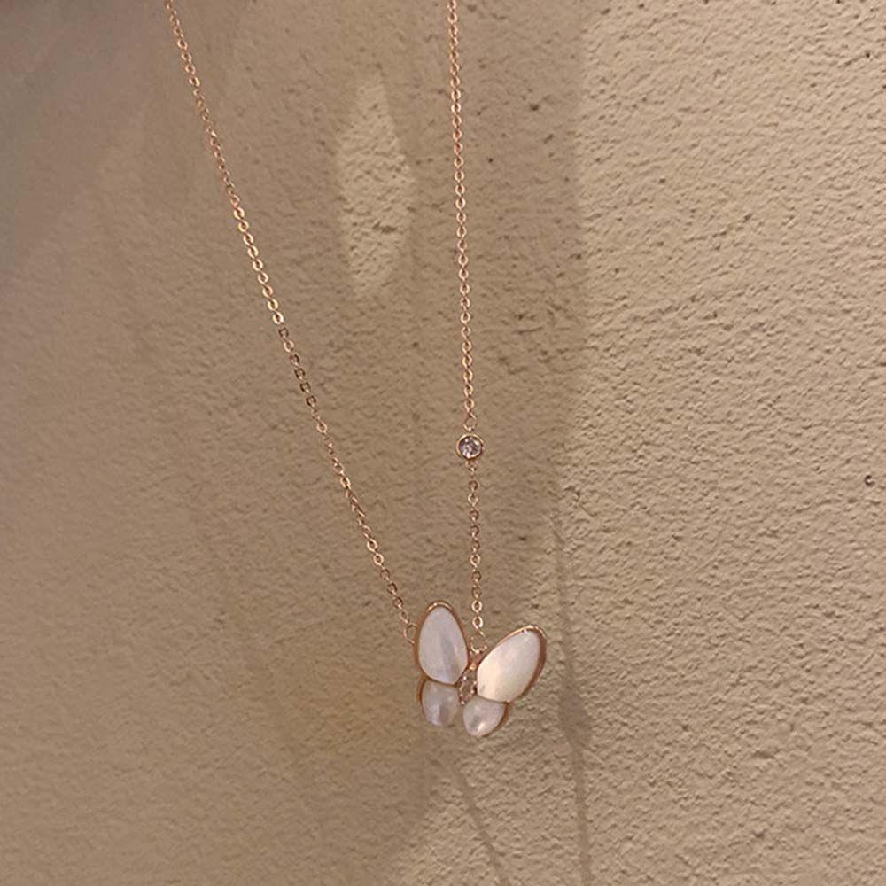Mxbeauty Kalung Wanita Lucu Sederhana Perhiasan Perempuan Emas Hadiah Leher charms Elegan Choker