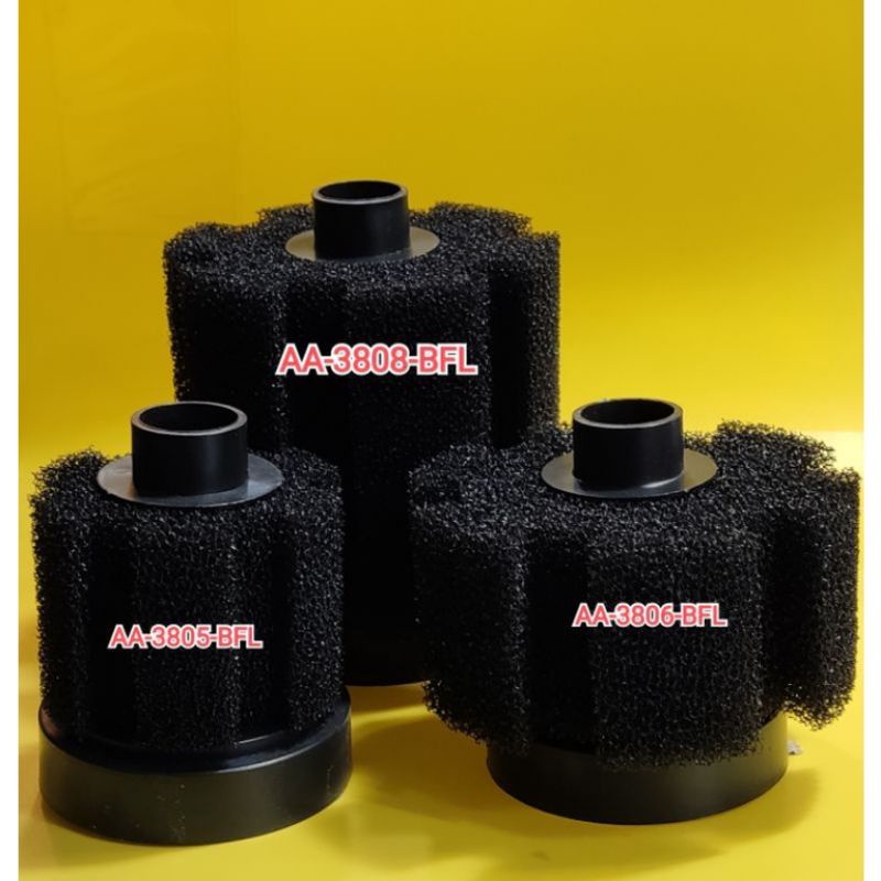 Sponge Filter aquarium aerator pembersih aquarium Recent AA-3805,3806,3808 BFL