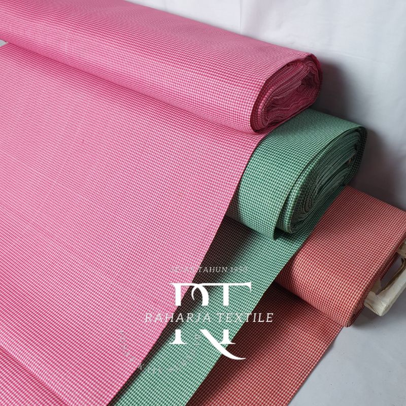 Kain Kotak Kecil (0.5m) | Bahan Tr Kotak | Taplak Meja Cafe Meteran Eceran