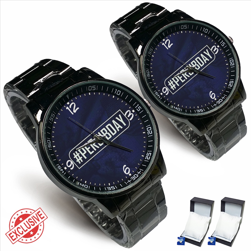 Jam Tangan Rantai Couple PERSIB DAY (Awesome)